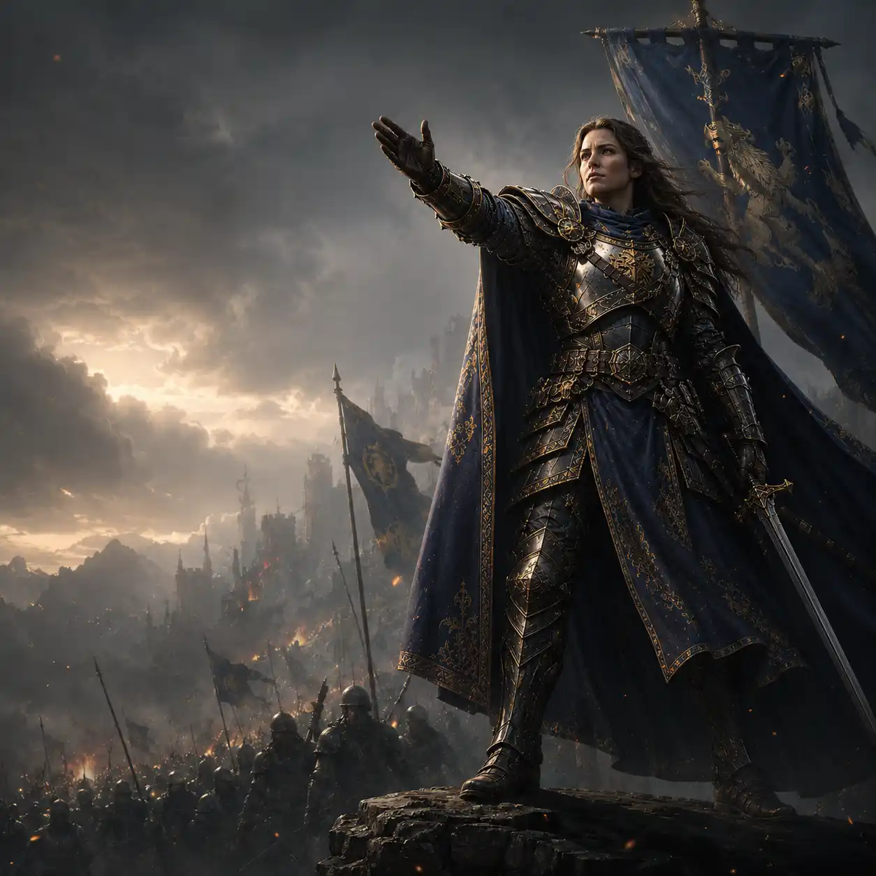 A female Captain class portrait.